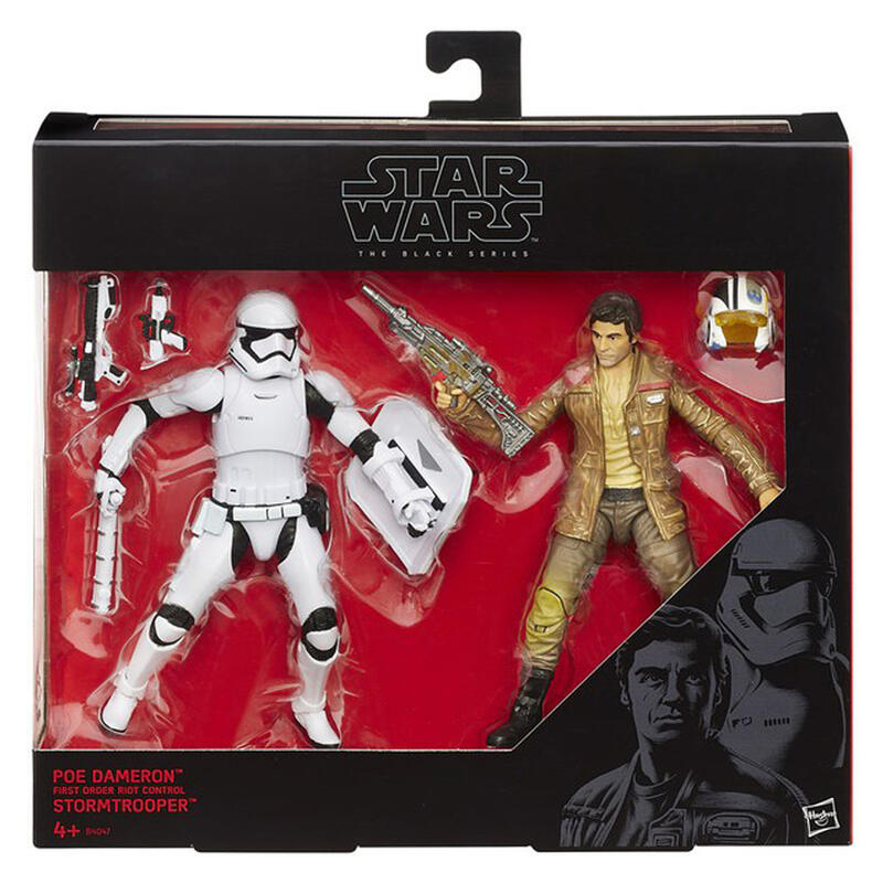 Black Series Twin Pack Poe and Stormtrooper