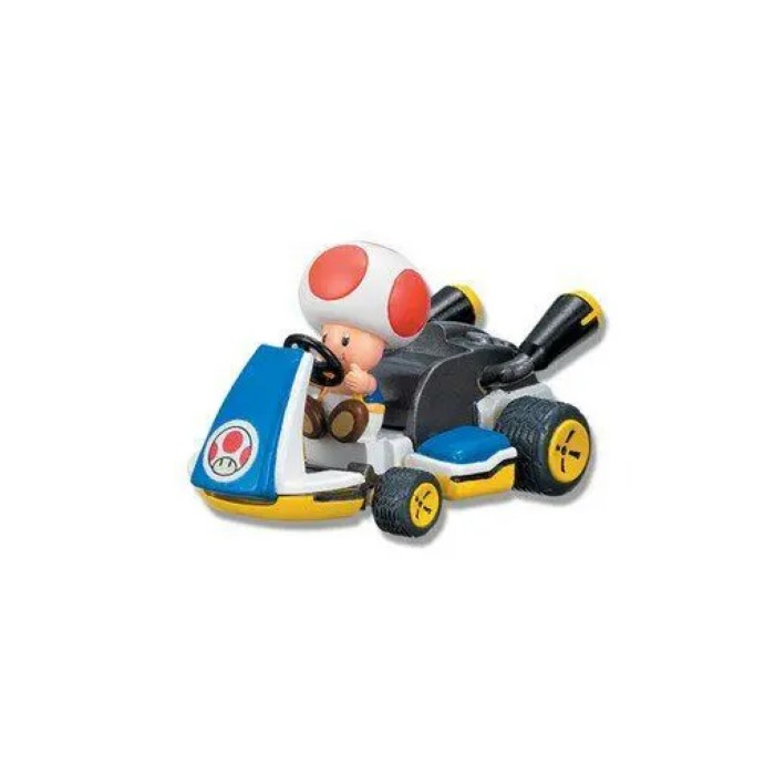 Mario Kart Wii - Mini Pullback Kart Di Mario 12 Cm - Giocattolo Da Collezione