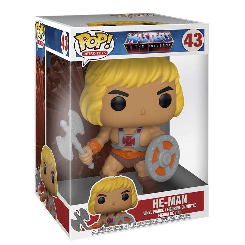 Funko POP Masters Of The Universe 43 He-Man 10" - Image 2