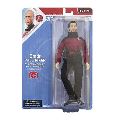 Mego Star Trek The Next Generation Commander Will Riker Action Figure