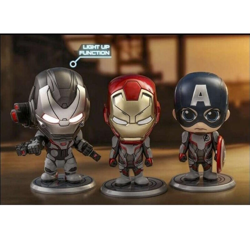 Cosbaby Avengers 4: Endgame - Iron Man, Captain America & War Machine 3 Pack - Image 2