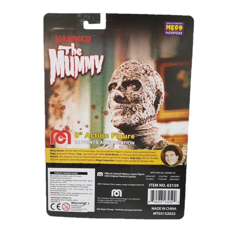 Mego Hammer Horror Mummy Action Figure - Image 2