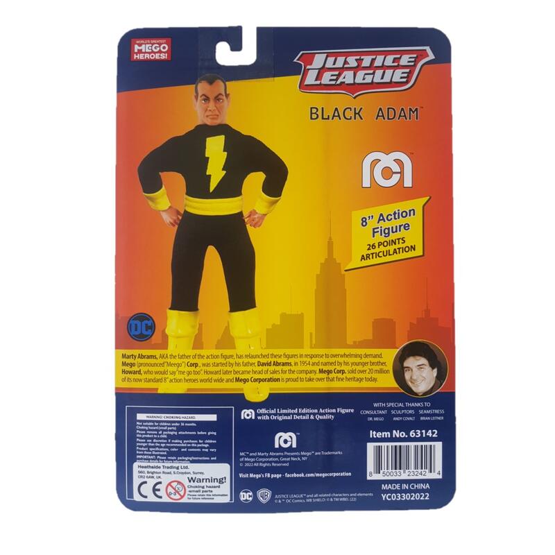 Mego DC Comics Black Adam Action Figure - Image 2