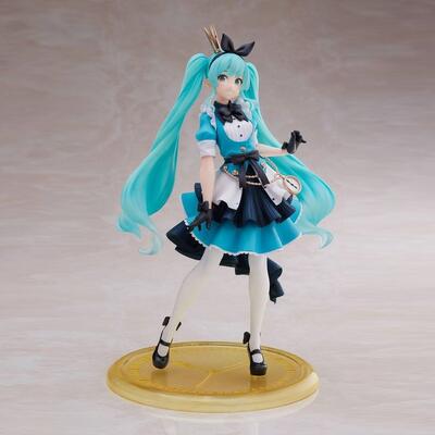 Vocaloid PVC Princess AMP Figure Hatsune Miku Alice Ver. 18 cm
