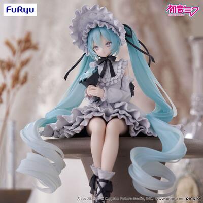 Hatsune Miku Noodle Stopper PVC Statue Vintage Doll Style 15cm
