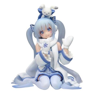Hatsune Miku Noodle Stopper PVC Statue Snow Miku Sky Town 10th Ver. 10cm