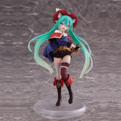 Hatsune Miku PVC Statue Hatsune Miku Wonderland Puss in Boots 18 cm