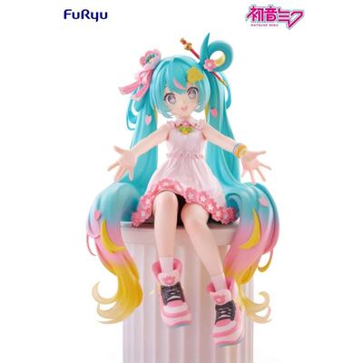Hatsune Miku Noodle Stopper PVC Statue Hatsune Miku 10th Anniversary 14cm